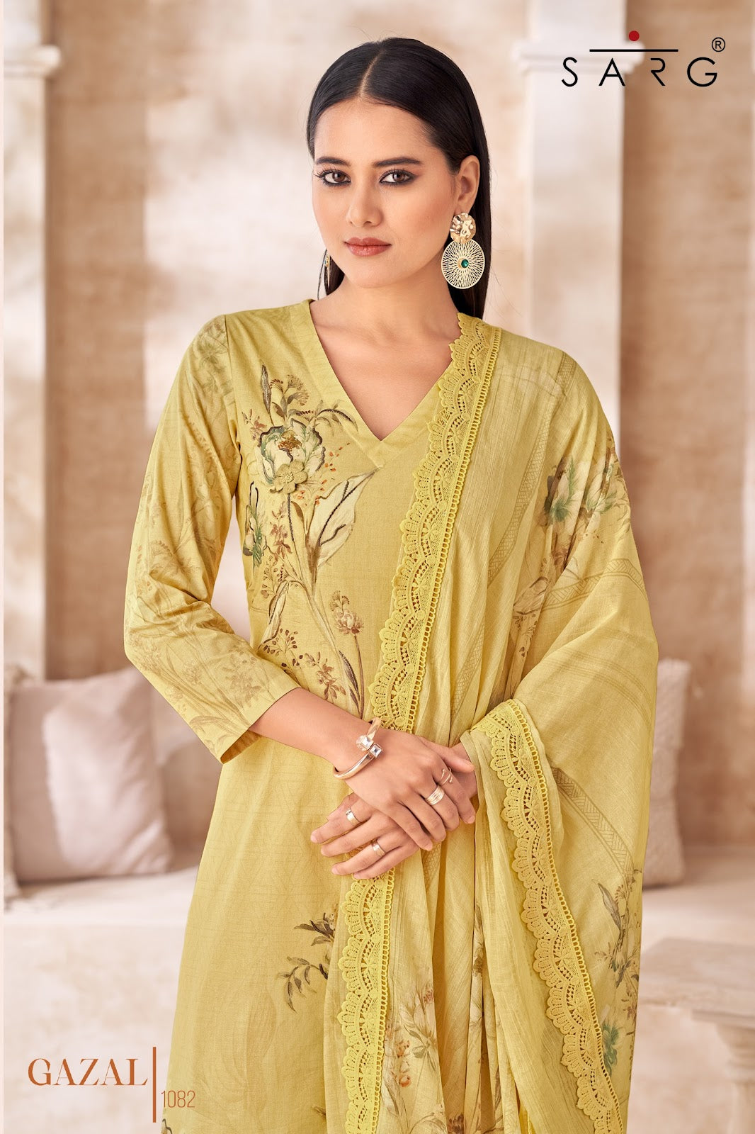 Gazal Sarg Pure Cotton Pant Style Suits Wholesale