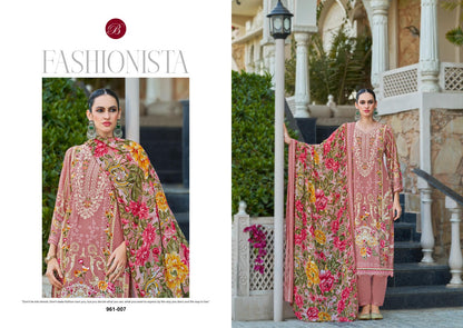 Gazal Vol 2 Belliza Designer Studio Pure Crape Karachi Salwar Suits Wholesale Rate