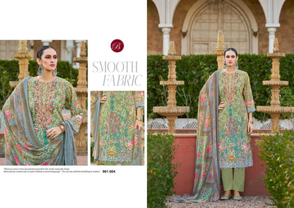 Gazal Vol 2 Belliza Designer Studio Pure Crape Karachi Salwar Suits Wholesale Rate