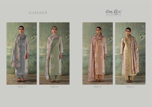 Gazleen Omtex Lawn Cotton Pakistani Salwar Suits Manufacturer Gujarat