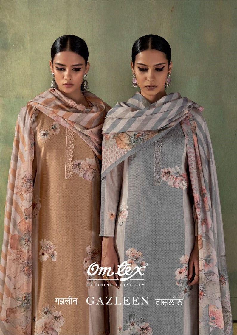 Gazleen Omtex Lawn Cotton Pakistani Salwar Suits Manufacturer Gujarat
