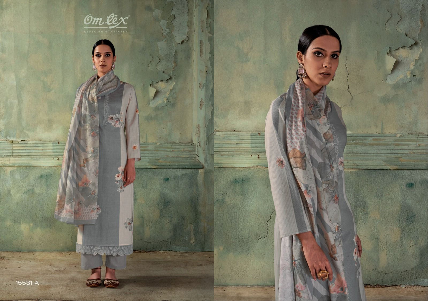 Gazleen Omtex Lawn Cotton Pakistani Salwar Suits Manufacturer Gujarat