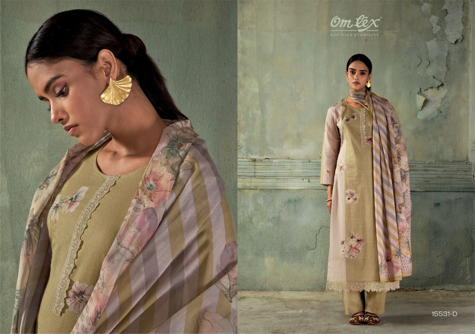 Gazleen Omtex Lawn Cotton Pakistani Salwar Suits Manufacturer Gujarat