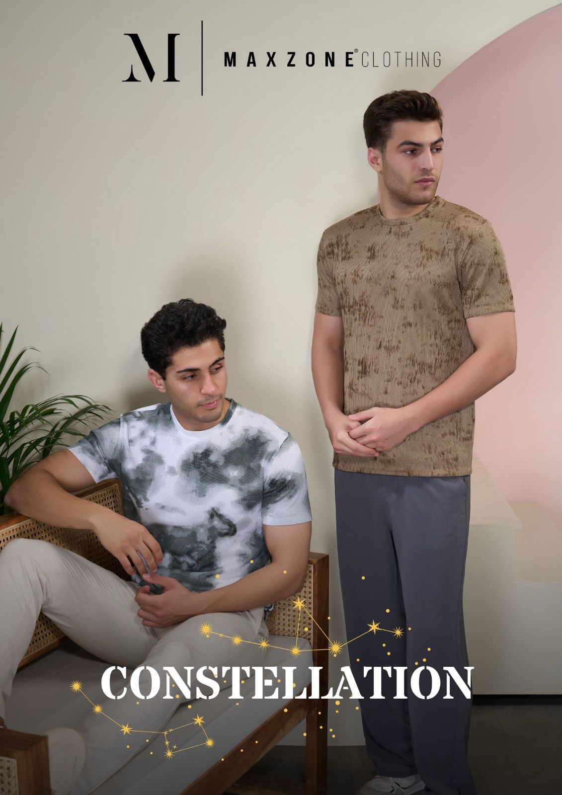 Gdn J F5 Design 2143 Maxzone Clothing Cotton Blend Mens Tshirts Manufacturer Gujarat