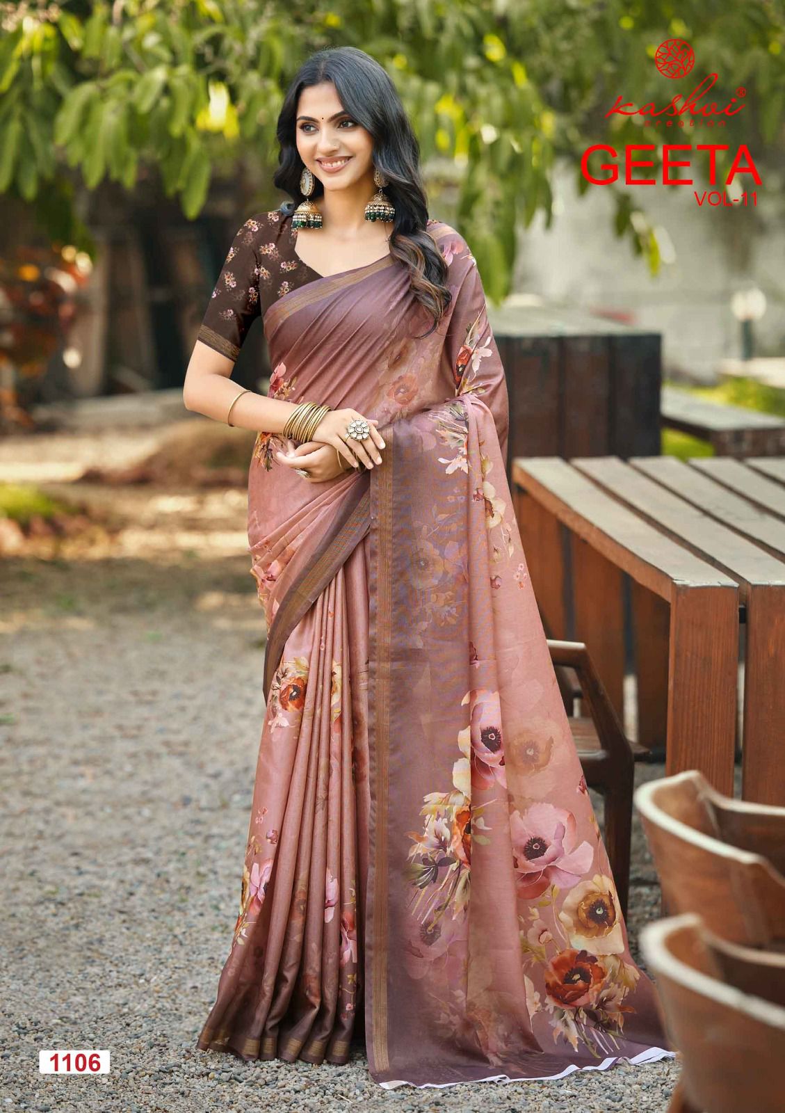 Geeta Vol 11 Kashvi Creation Simmer Silk Sarees Manufacturer Ahmedabad