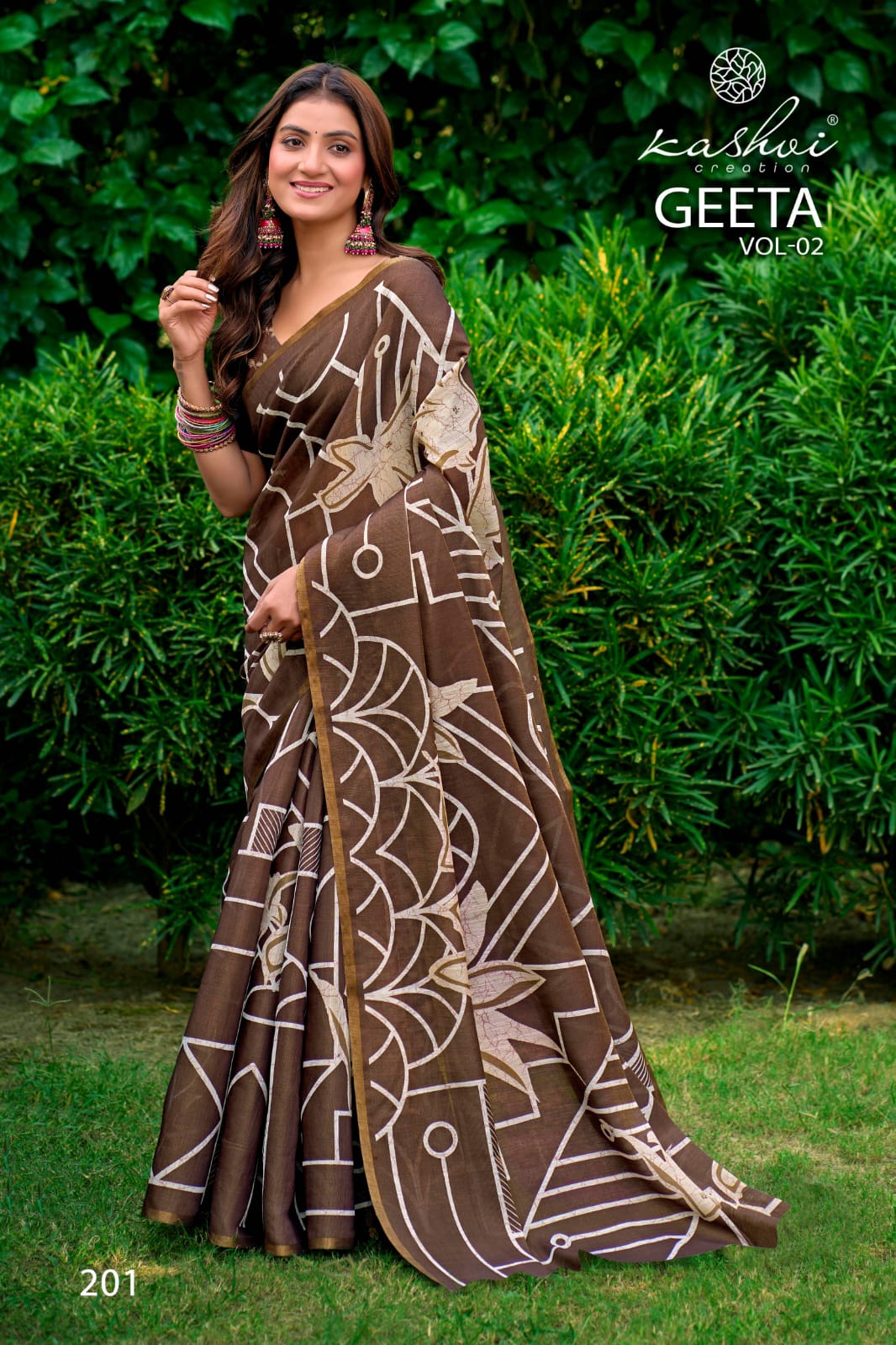 Geeta Vol 2 Kashvi Creation Erode Silk Sarees Exporter