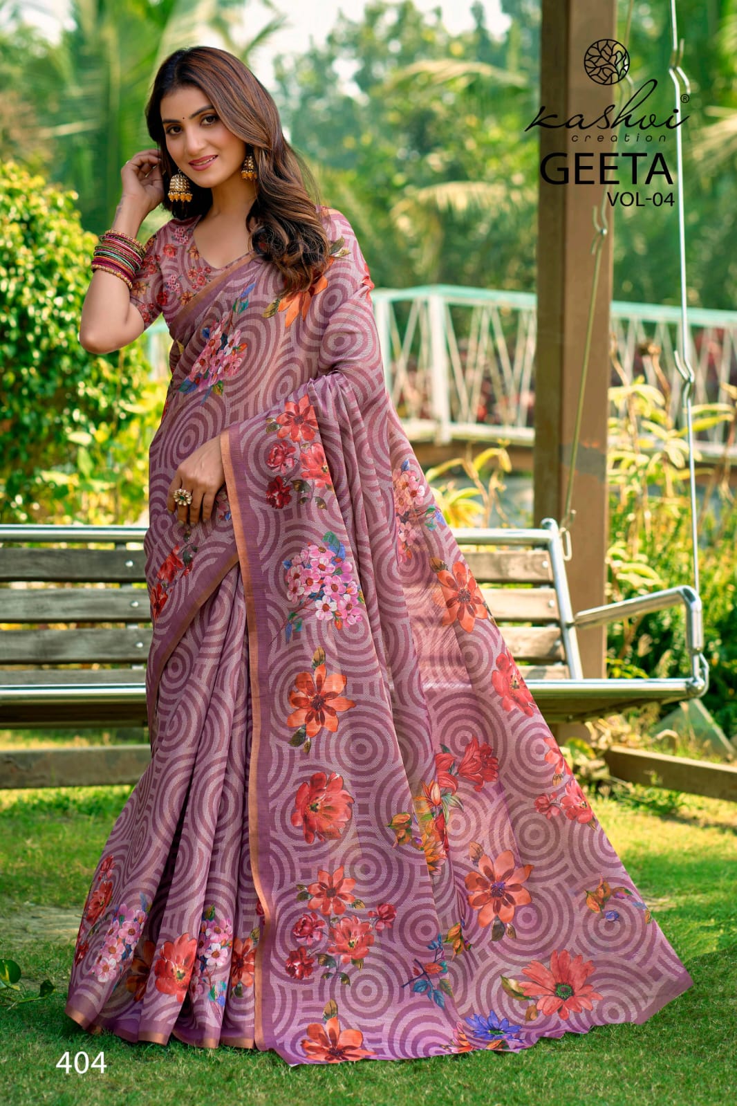 Geeta Vol 4 Kashvi Creation Erode Silk Sarees Manufacturer