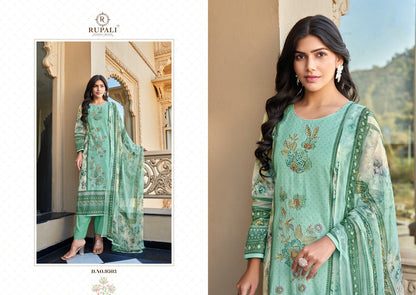 Gehna Rupali Pure Lawn Pant Style Suits Manufacturer