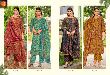 Gehna Sbs Readymade Cotton Pant Suits Wholesale Price
