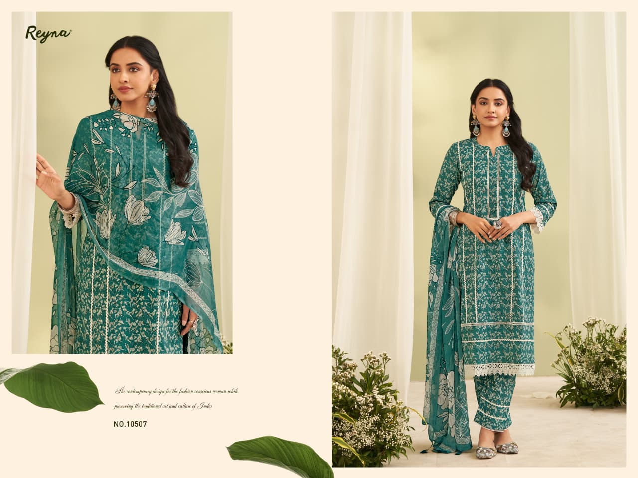 Gehna Vol 2 Reyna Cotton Pant Style Suits Manufacturer India