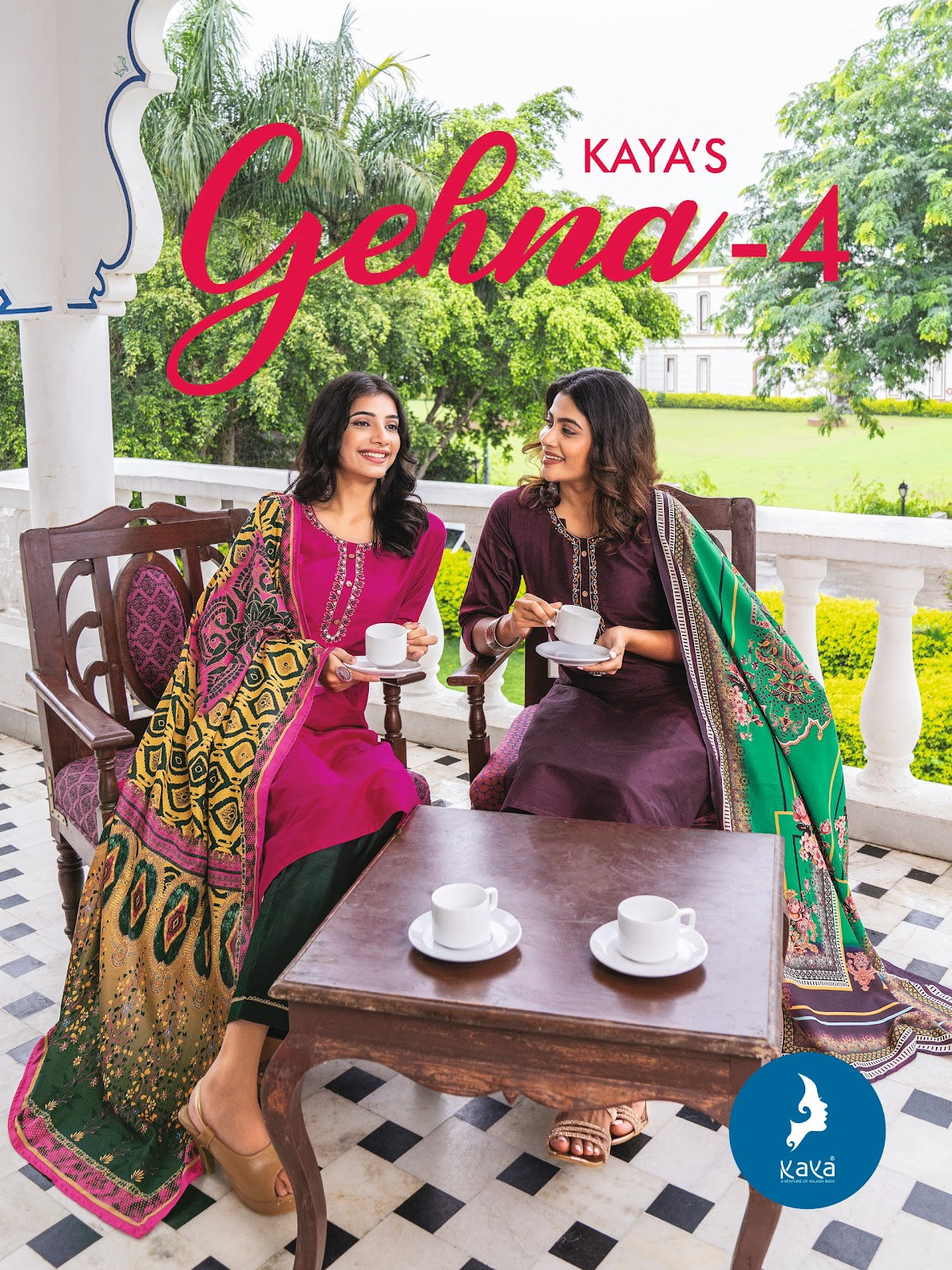 Gehna Vol 4 Kaya Silk Readymade Pant Style Suits Exporter Gujarat