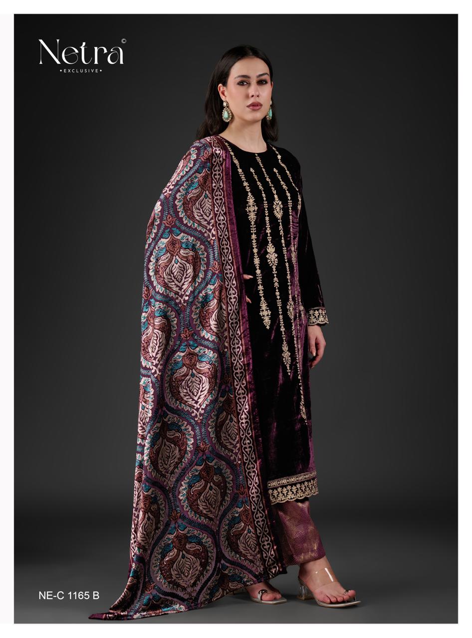Gehnna Netra Velvet Suits Exporter
