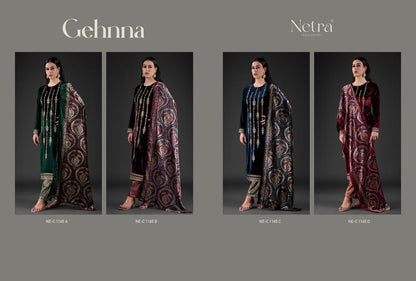 Gehnna Netra Velvet Suits Exporter