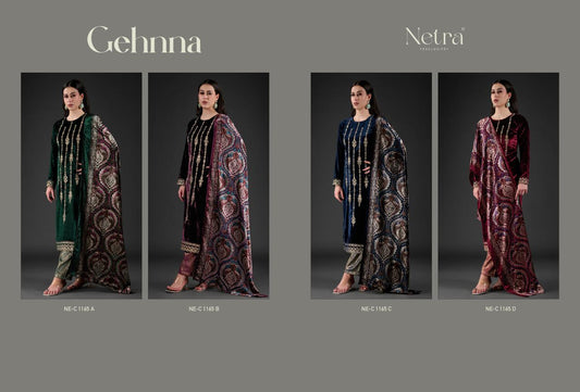 Gehnna Netra Velvet Suits Exporter