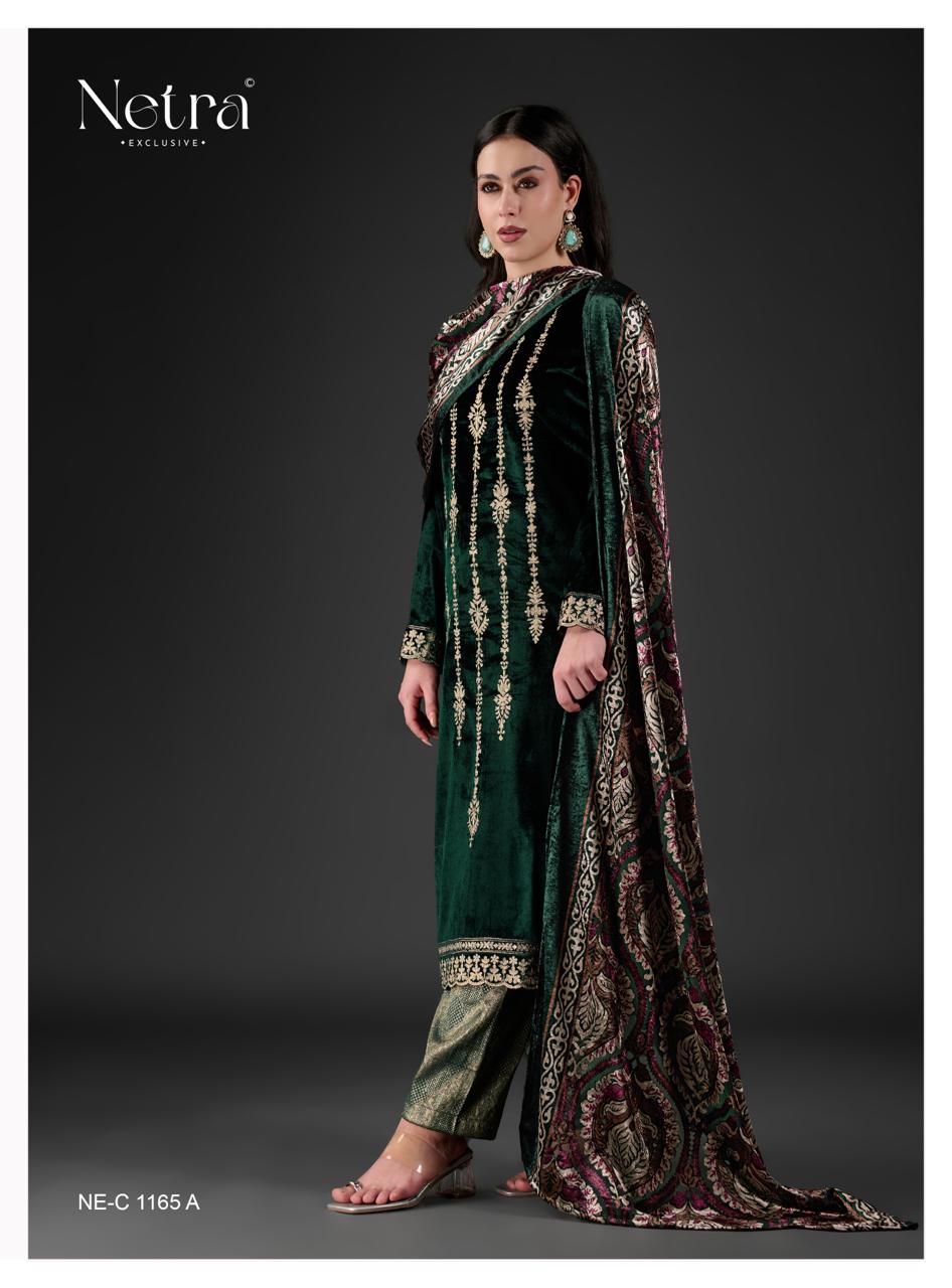 Gehnna Netra Velvet Suits Exporter