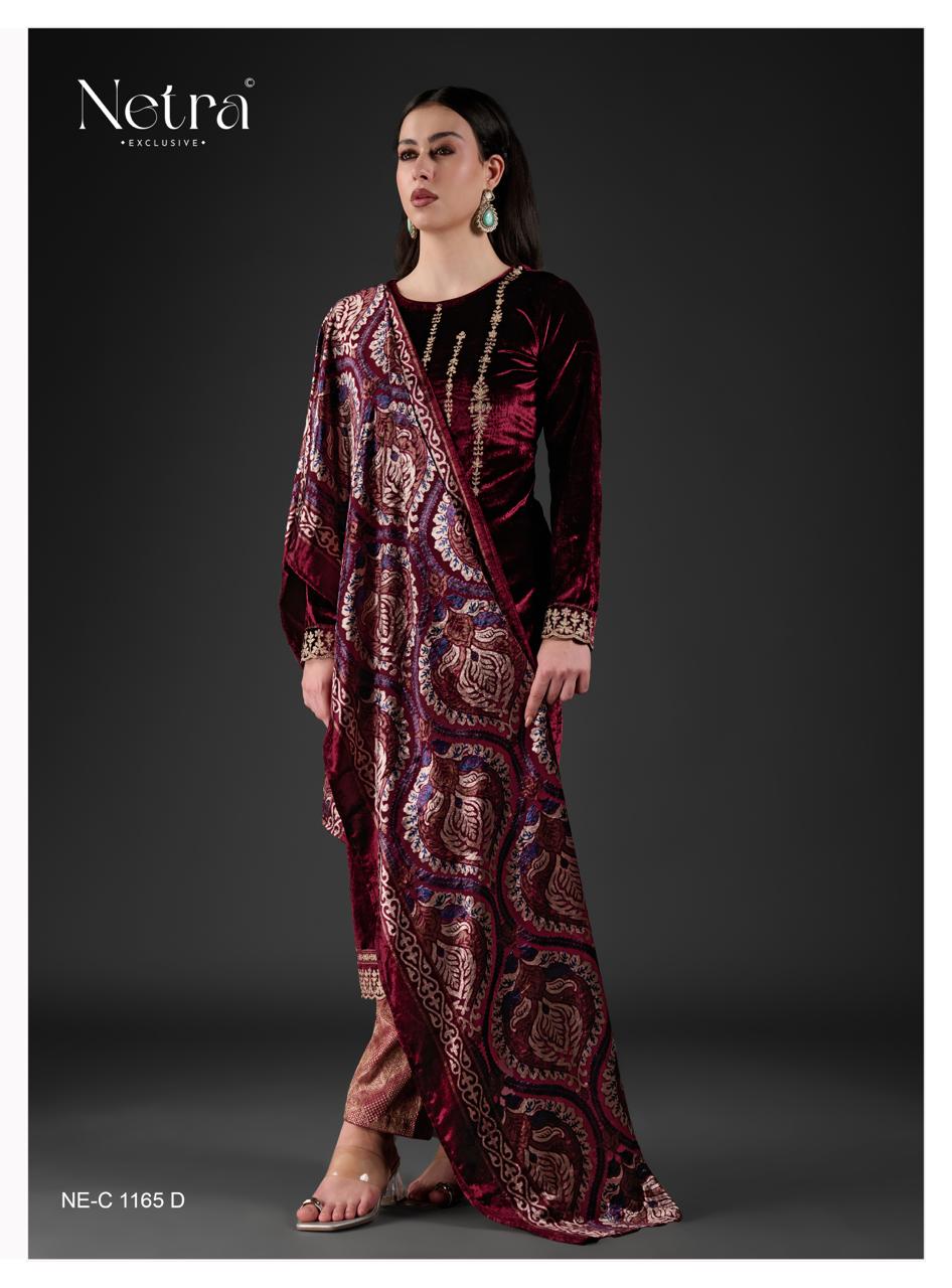Gehnna Netra Velvet Suits Exporter