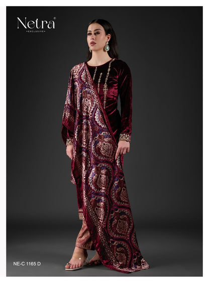 Gehnna Netra Velvet Suits Exporter