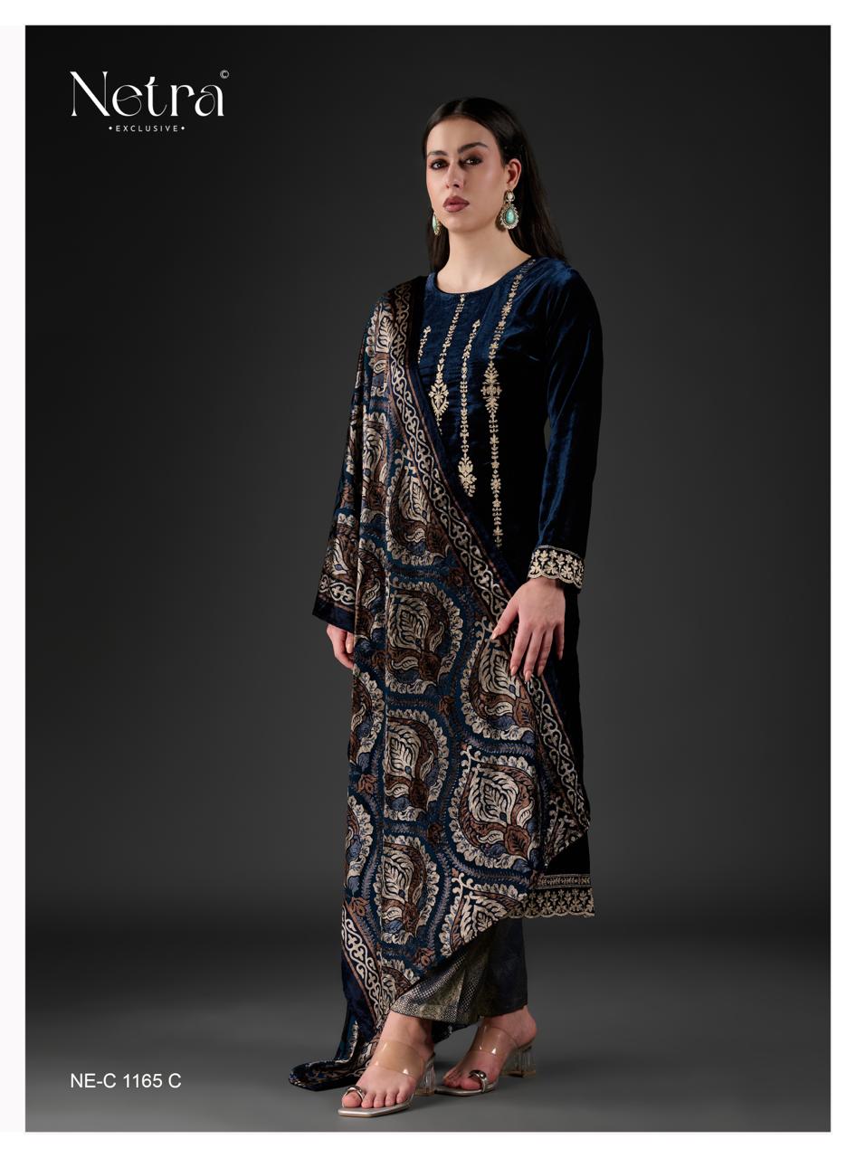 Gehnna Netra Velvet Suits Exporter