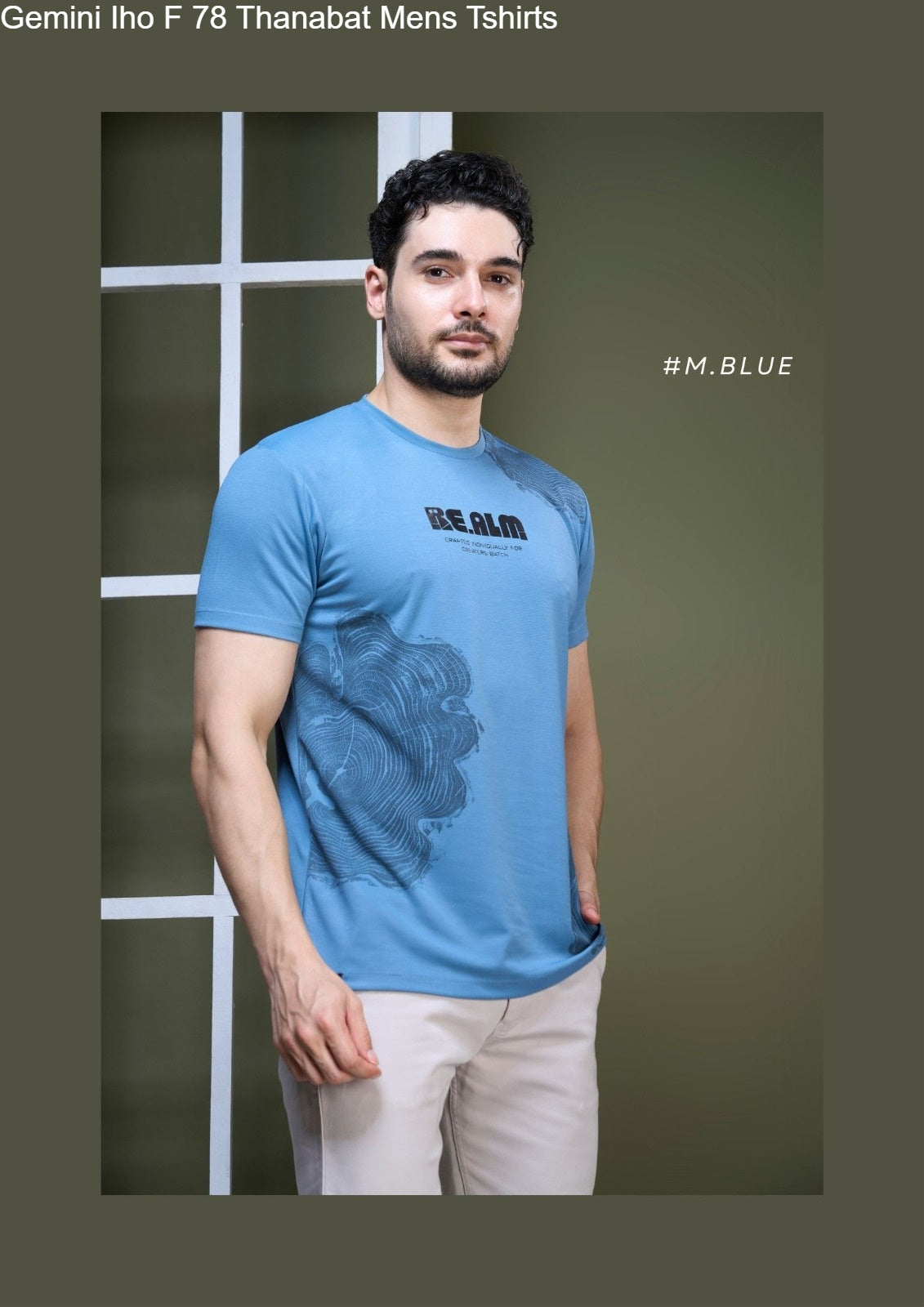Gemini Iho F 78 Thanabat Tencil Mens Tshirts Supplier Ahmedabad