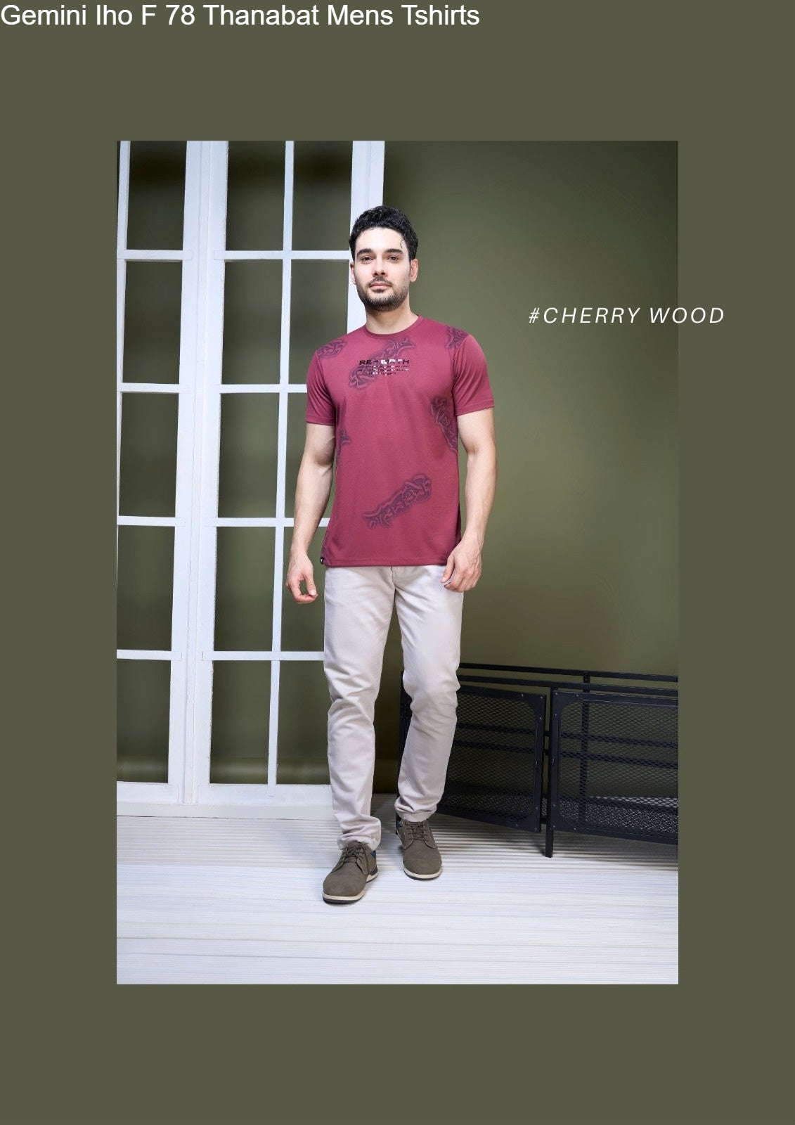 Gemini Iho F 78 Thanabat Tencil Mens Tshirts Supplier Ahmedabad