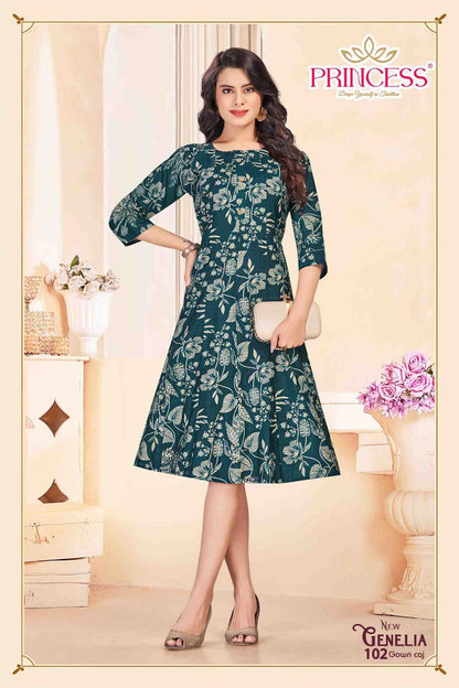 Genelia Princess Creation Vetican Feeding Kurtis Wholesale Price