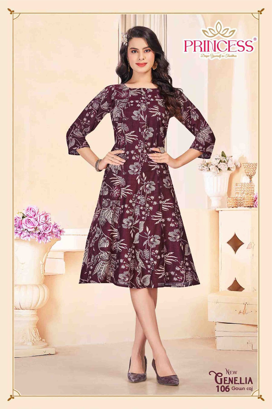 Genelia Princess Creation Vetican Feeding Kurtis Wholesale Price