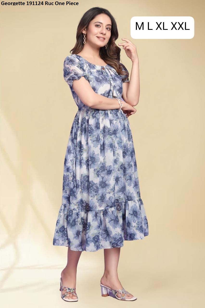 Georgette 191124 Ruc One Piece Supplier Gujarat