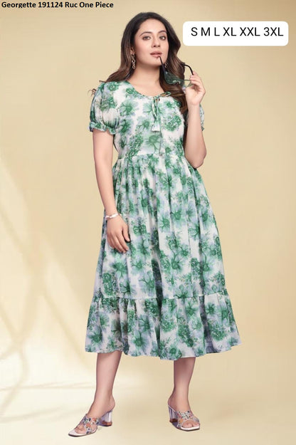 Georgette 191124 Ruc One Piece Supplier Gujarat