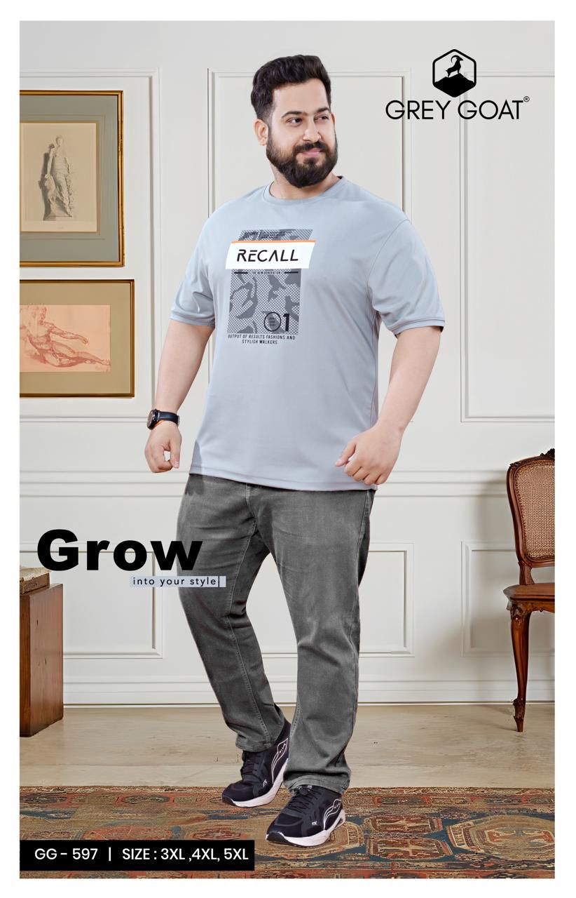 Gg 597 Grey Goat Dry Fit Mens Tshirts Wholesale