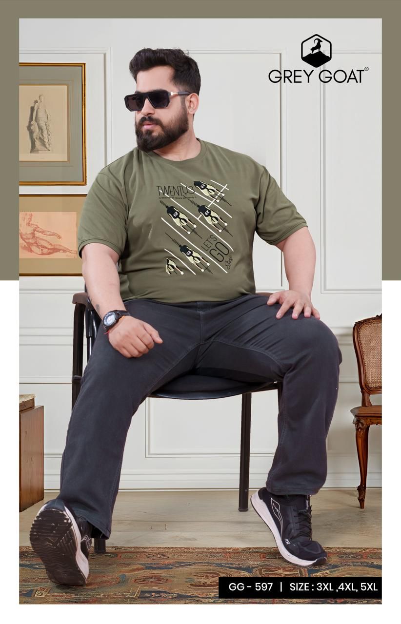 Gg 597 Grey Goat Dry Fit Mens Tshirts Wholesale