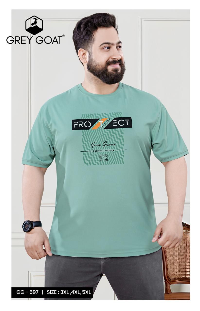 Gg 597 Grey Goat Dry Fit Mens Tshirts Wholesale