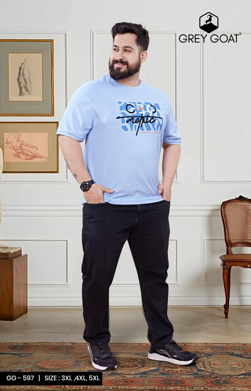 Gg 597 Grey Goat Dry Fit Mens Tshirts Wholesale