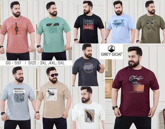 Gg 597 Grey Goat Dry Fit Mens Tshirts Wholesale