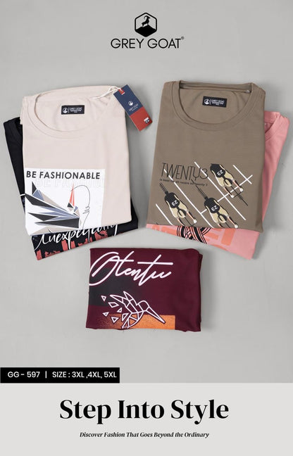 Gg 597 Grey Goat Dry Fit Mens Tshirts Wholesale