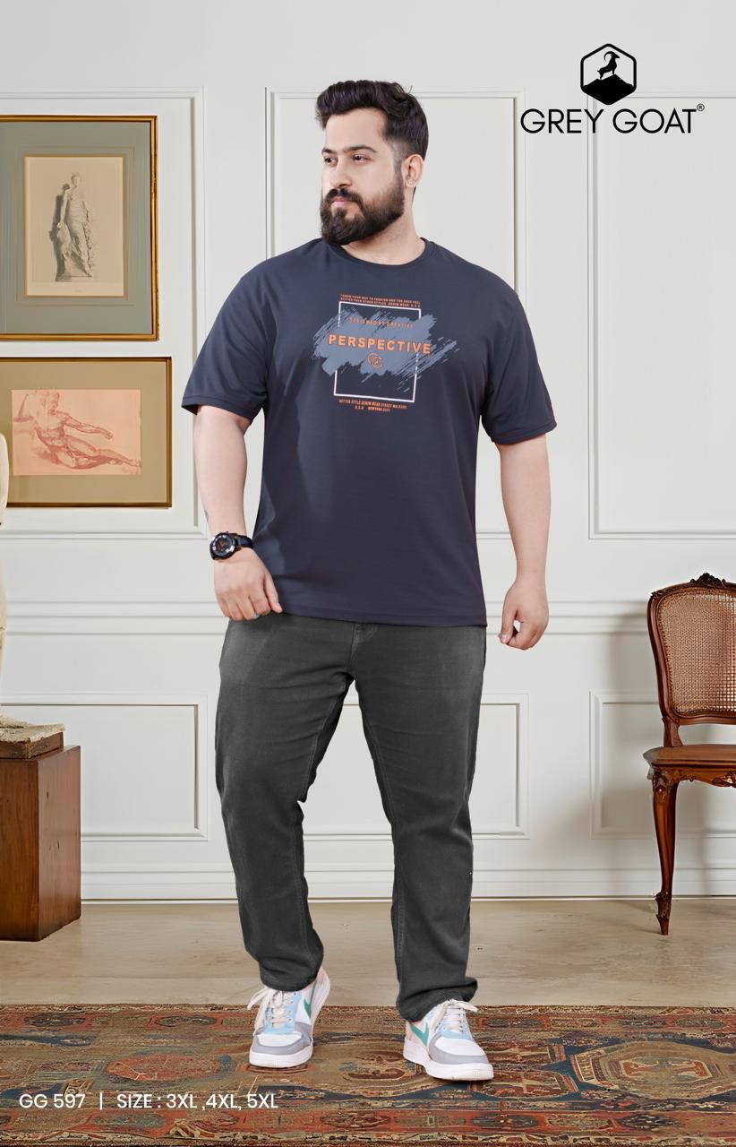 Gg 597 Grey Goat Dry Fit Mens Tshirts Wholesale