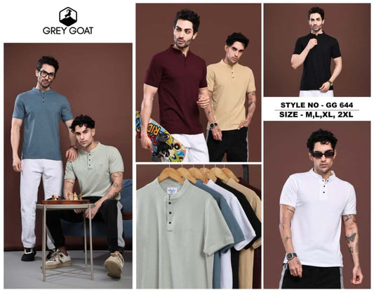 Gg 644 Grey Goat Bosh Knit Mens Tshirts Manufacturer Gujarat