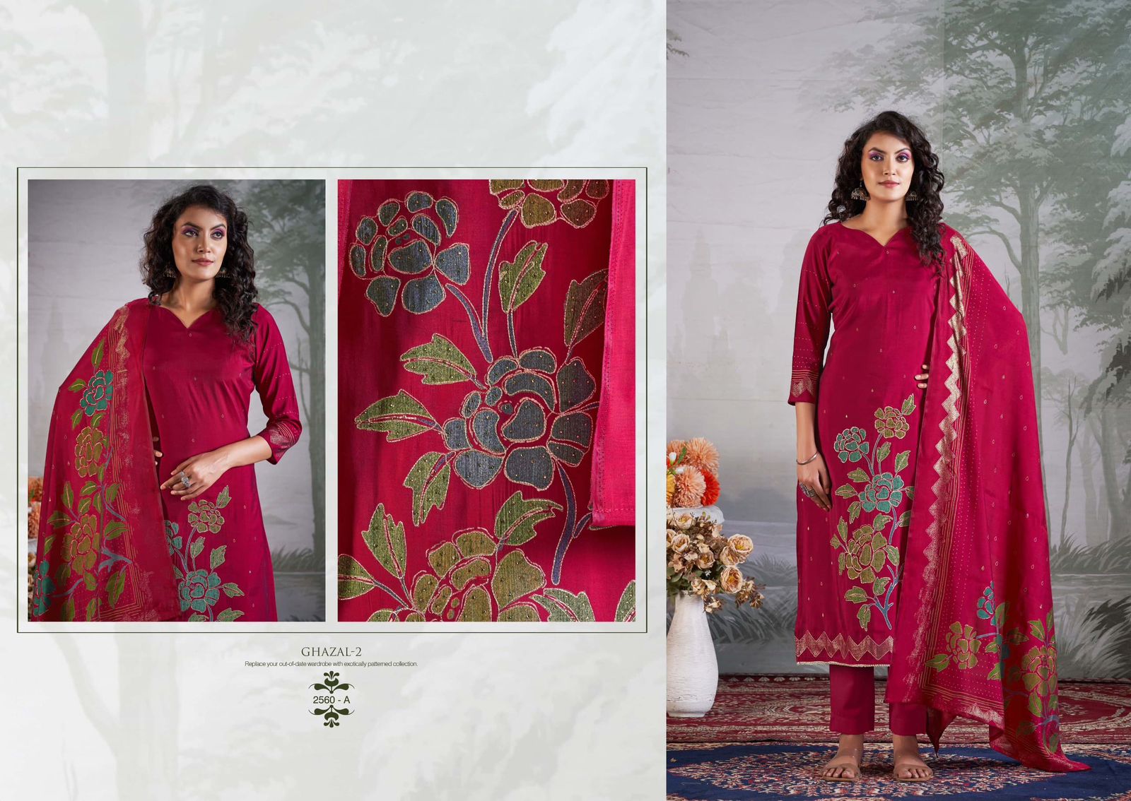 Ghazal 2 Sargam Prints Viscose Pant Style Suits Manufacturer Ahmedabad