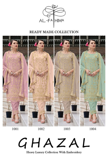 Ghazal Al Fathima Fox Georgette Pakistani Readymade Suits Supplier India