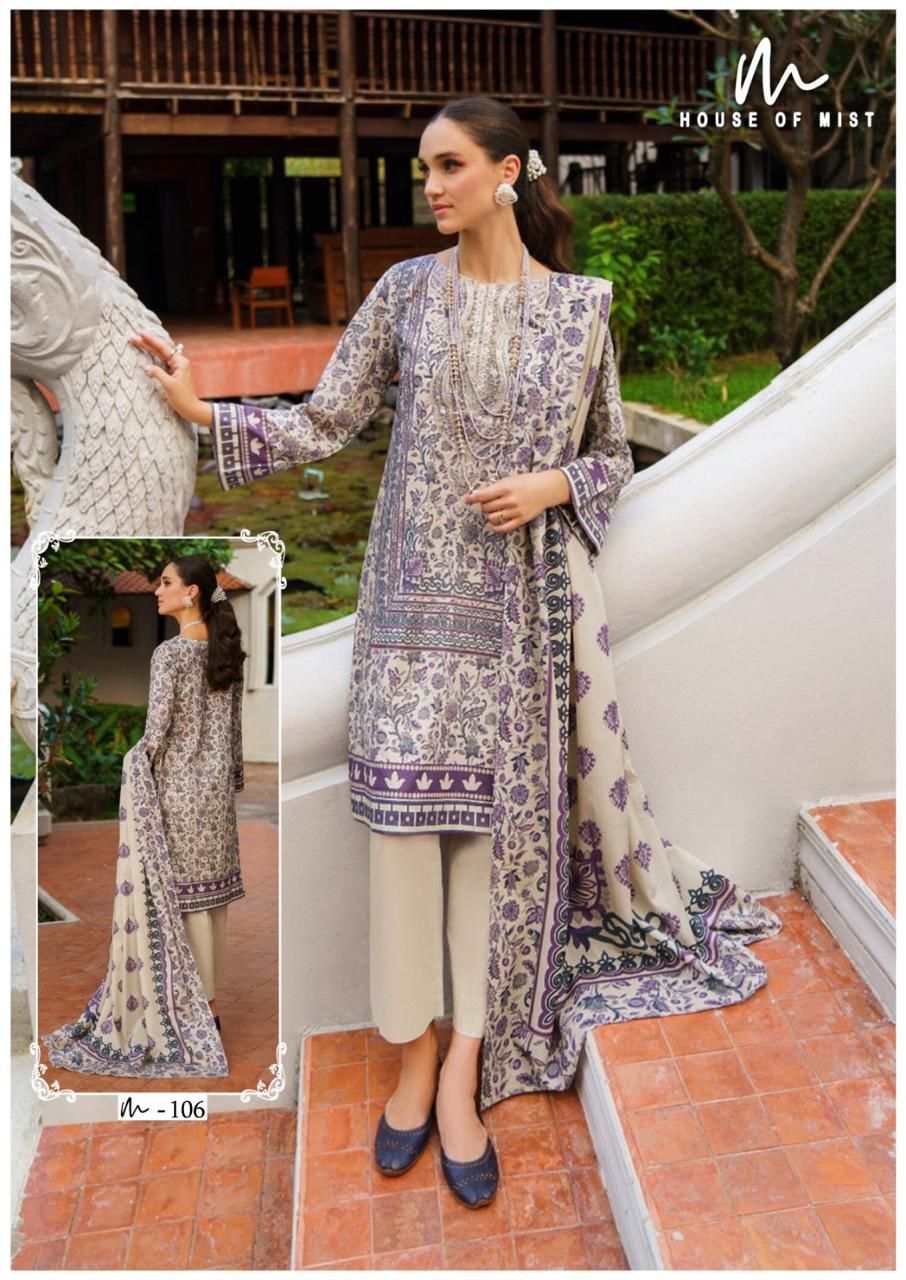 Ghazal Vol 11 Cotton Collection House Of Mist Karachi Salwar Suits Exporter India