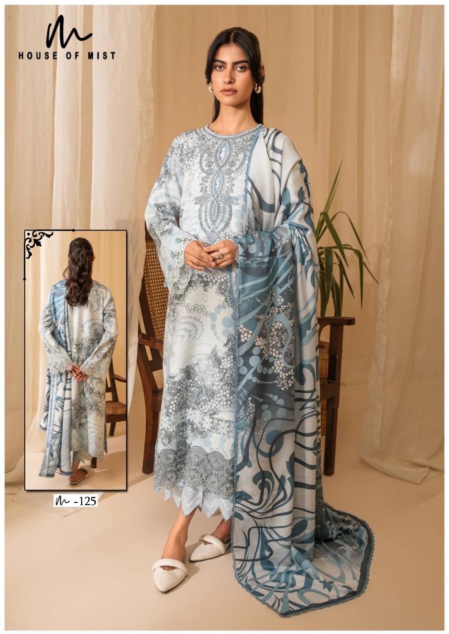 Ghazal Vol 13 Cotton Collection House Of Mist Karachi Salwar Suits Supplier India