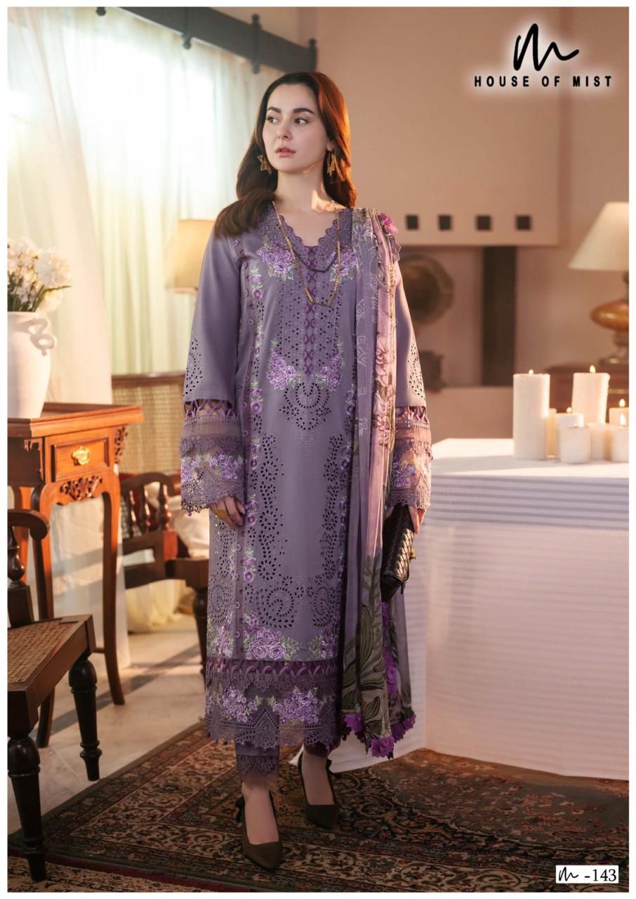 ghazal vol 15 cotton collection house of mist karachi readymade suits wholesaler india
