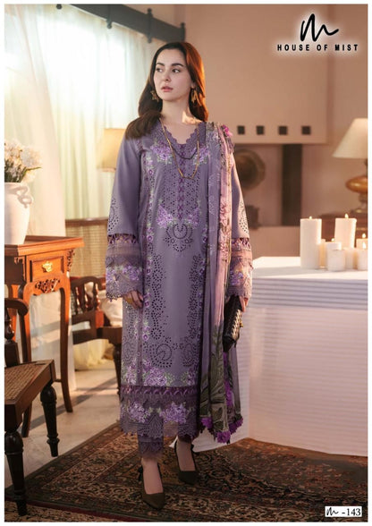 ghazal vol 15 cotton collection house of mist karachi readymade suits wholesaler india