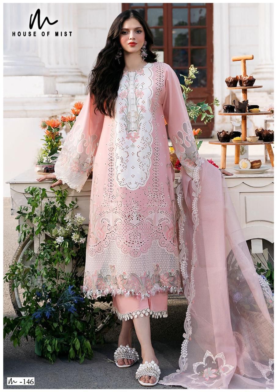 Ghazal Vol 15 Cotton Collection House Of Mist Karachi Salwar Suits Exporter