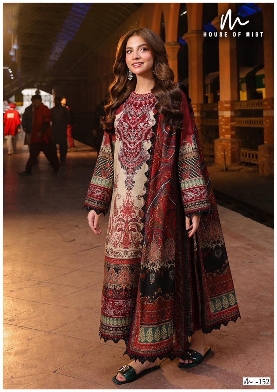 Ghazal Vol 16 Cotton Collection House Of Mist Karachi Readymade Suits Wholesale Price