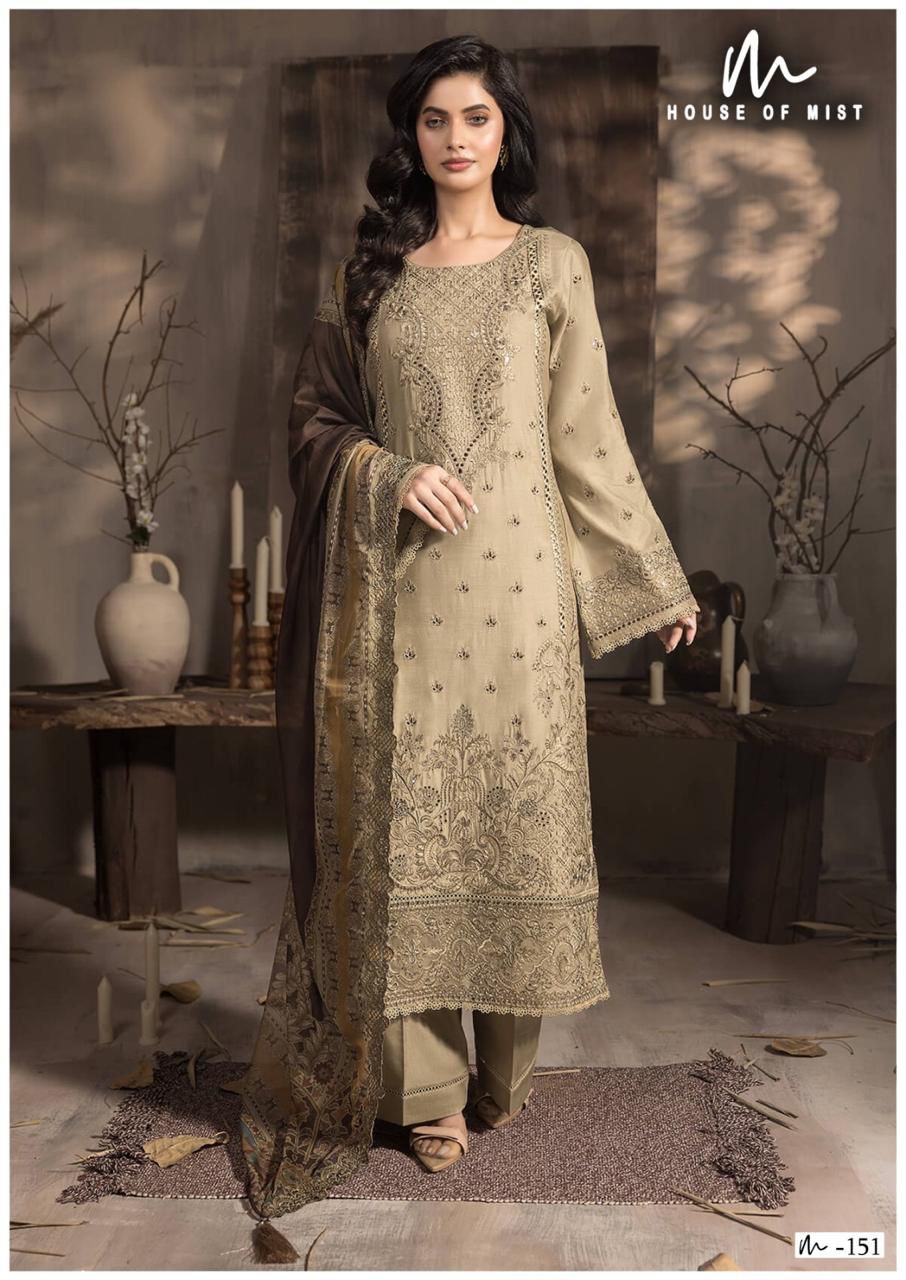 Ghazal Vol 16 Cotton Collection House Of Mist Karachi Readymade Suits Wholesale Price