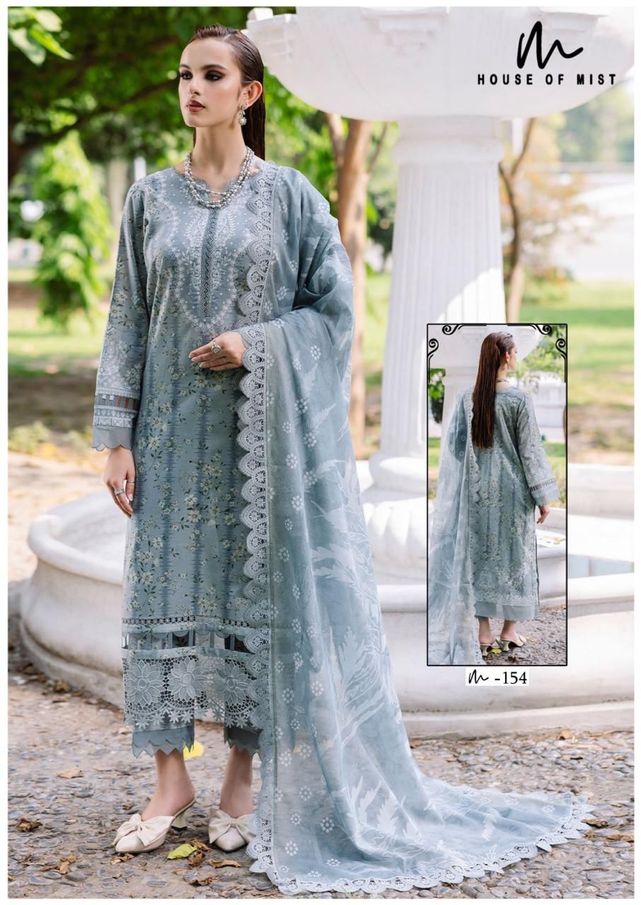 Ghazal Vol 16 Cotton Collection House Of Mist Karachi Salwar Suits Exporter