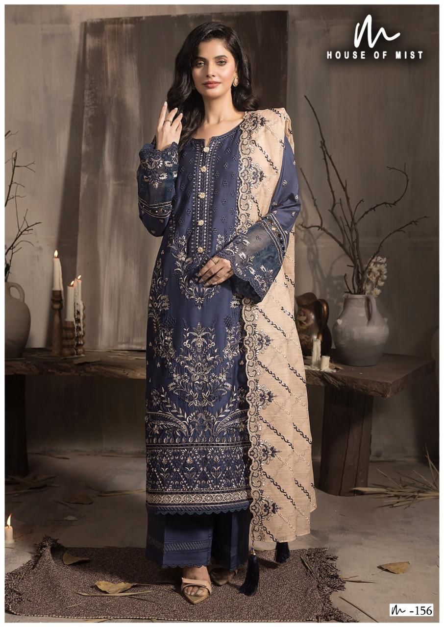 Ghazal Vol 16 Cotton Collection House Of Mist Karachi Salwar Suits Exporter