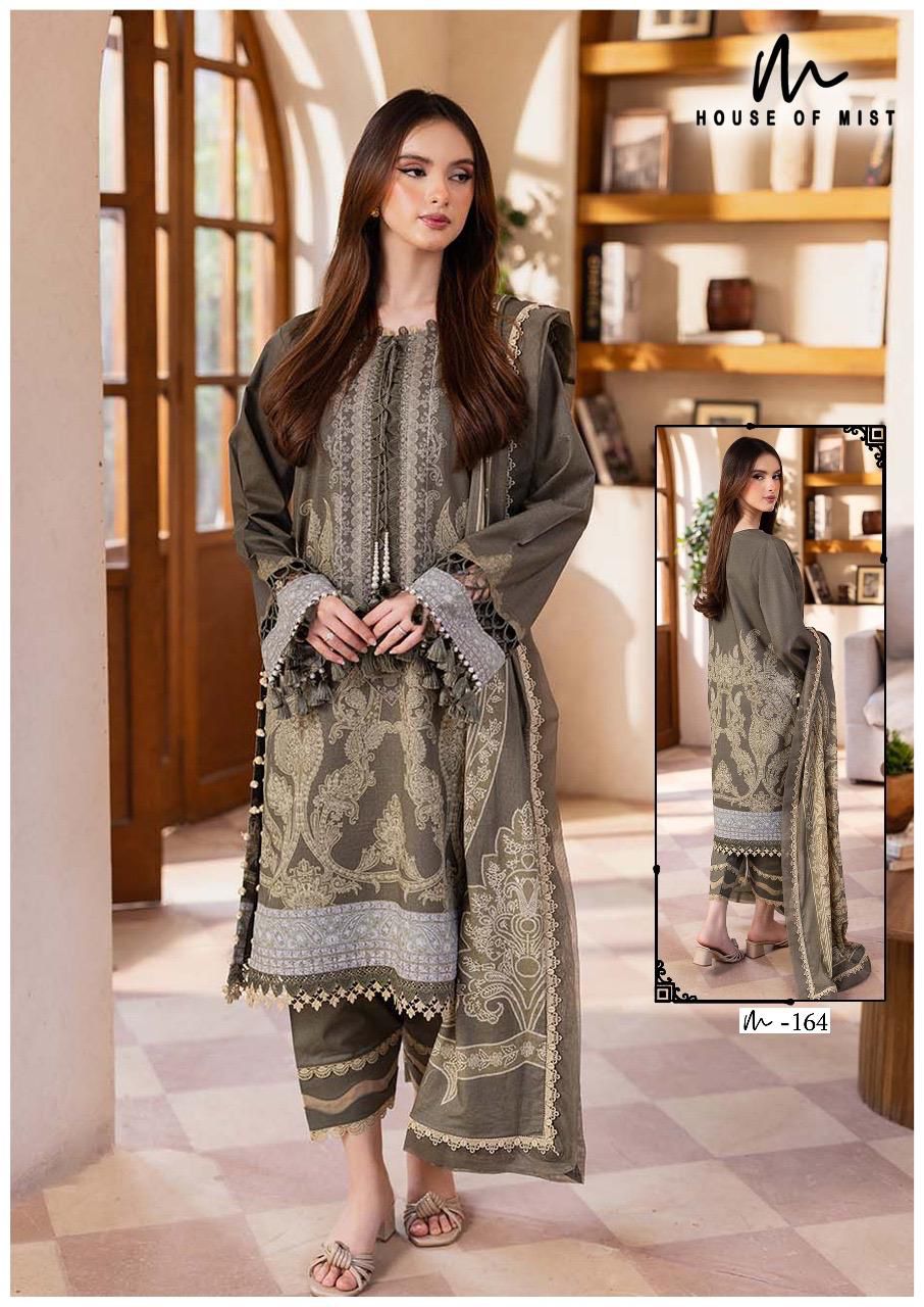 Ghazal Vol 17 Cotton Collection House Of Mist Karachi Readymade Suits Manufacturer Gujarat