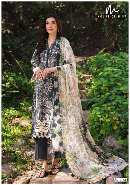 Ghazal Vol 17 Cotton Collection House Of Mist Karachi Readymade Suits Manufacturer Gujarat