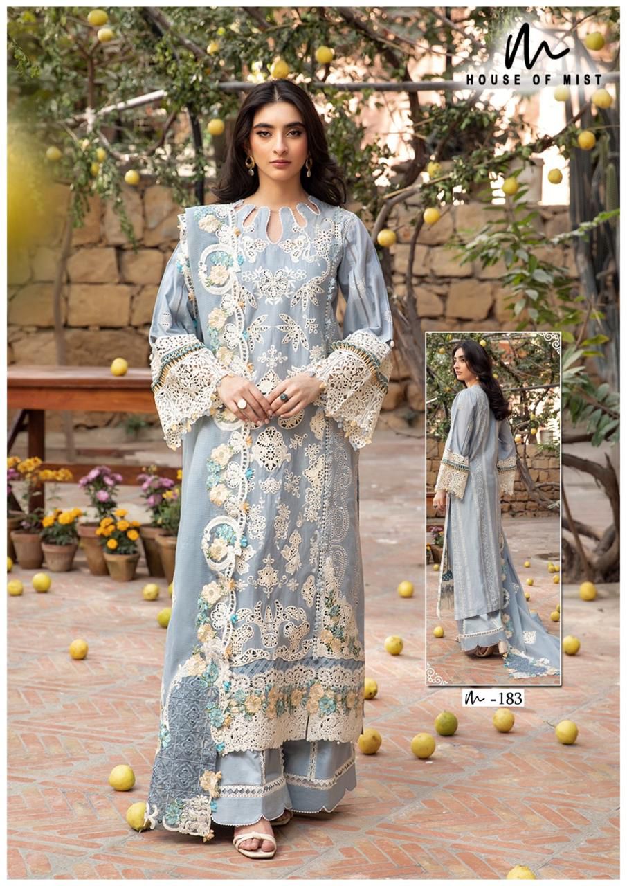 Ghazal Vol 19 Cotton Collection House Of Mist Karachi Salwar Suits Manufacturer Ahmedabad